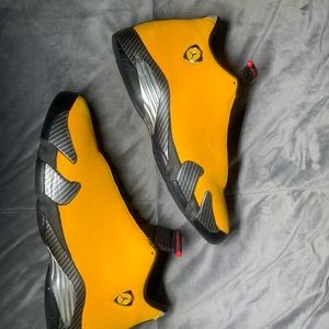 Jordan 14 Yellow Ferrari See Photos